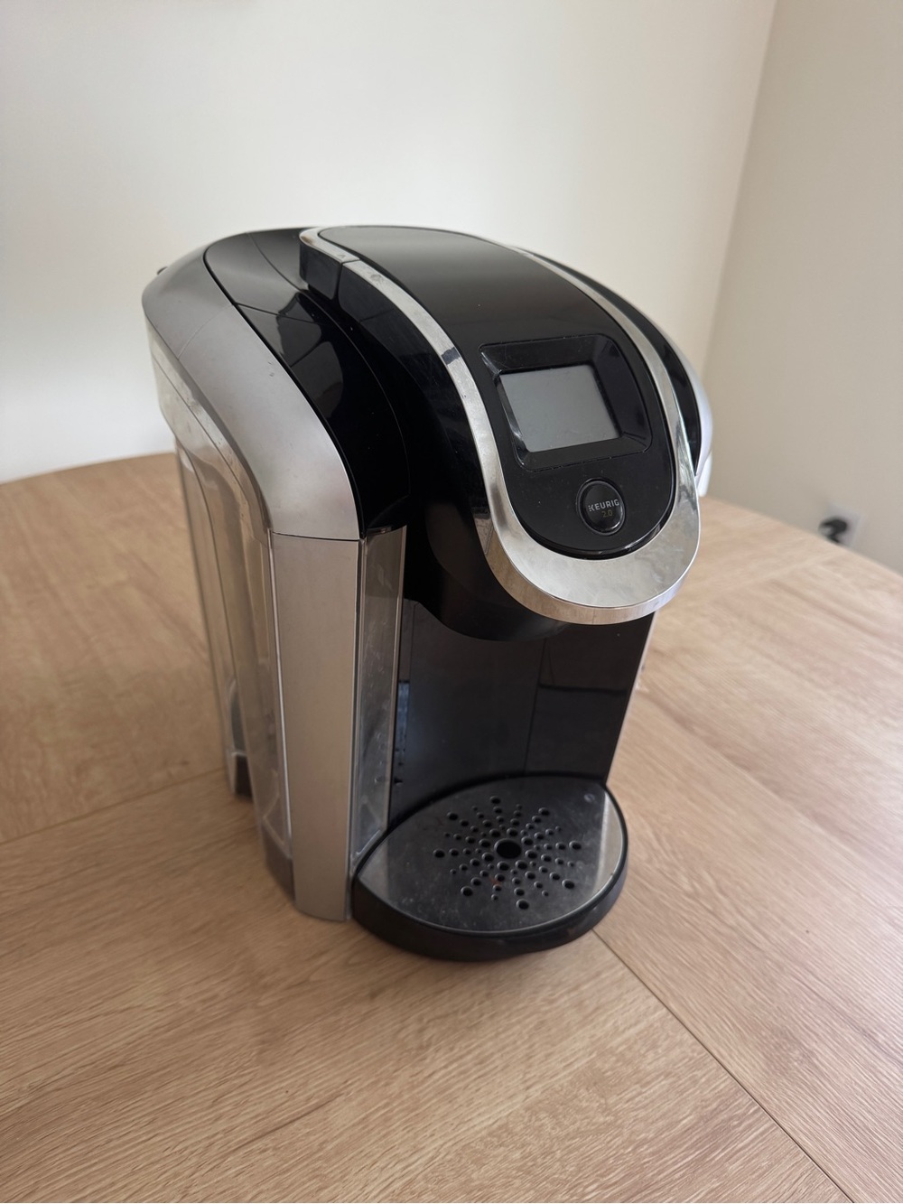 Keurig Black and Silver Single-Serve K-Cup Coffee Maker